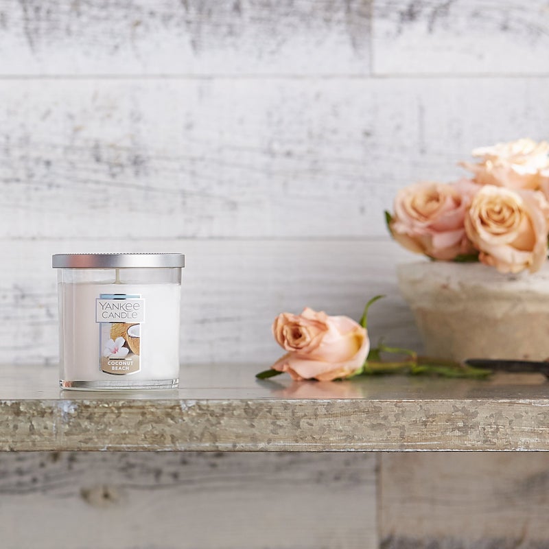 Yankee Candle Coconut Beach Scented, Classic 7oz Small Tumbler Single Wick Candle, Over 35 Hours of Burn Time - Image 4